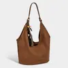 Bolsa Tote Grande de Grande Capacidade Estilo Coreano Preguiçosa para Mulheres 2025 Nova Casual Versátil Bolsa de Axila para Sogra Bolsa de Ombro para o Dia a Dia