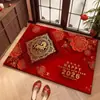 Felpudo de Entrada para Año Nuevo 2026, Alfombra Personalizable para Portal, Alfombra de Entrada para el Hogar, Felpudo Antideslizante del Año del Caballo