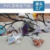 Etiqueta de Relleno de Lentejuelas Transparente Relleno de Plumón TPU Estrella Relleno de Burbujas PVC Seda Marca Registrada Personalizada Etiqueta de Burbujas de Plumón