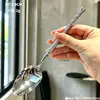 Acero Inoxidable 304 Patrón Martillado de Alto Valor Cuchillería Occidental Cuchillo Tenedor Cuchara Lujo Ligero Estilo Europeo Cuchara Doméstica Lujo Ligero Estilo Europeo Cintura Delgada