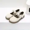 2026 Otoño Nuevos Zapatos para Niños Niña Temperamento Zapatos de Princesa Estilo Coreano Temperamento Estilo de Moda Niñas Zapatos Individuales de Cuero 6350