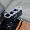 Carro Shunwei com USB um para três acendedores de cigarro um para três soquetes de acendedor de cigarro um para três SD-1910