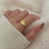 Anillo abierto geométrico de rombo rizado de plata esterlina S925 Holding Heng para mujer, nuevo de primavera y verano, moderno ins de Corea del Sur, anillo versátil