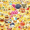 55 populares bolsas de expresión facial de TikTok 2 pegatinas de material decorativo de graffiti, libro de mano, carcasa de teléfono móvil, vaso de agua, pegatinas impermeables