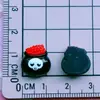 Mini fantasma de Halloween creativo, crema de pegamento para bricolaje, funda para teléfono móvil, tocado, pinza para el cabello, accesorios de resina hechos a mano, venta al por mayor