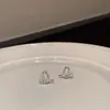 Pendientes de corazón hueco con circonita para mujer, verano, chicas calientes, pendientes exquisitos que combinan con todo, nicho, diseño especial, pendientes de celebridad de Internet