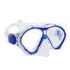 Gafas de buceo para niños más vendidas transfronterizas, gafas de buceo de silicona, máscara de snorkel de vidrio templado de marco grande de alta definición, máscara de buceo