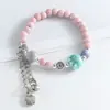 Pulsera de Cerámica Fresca y Sencilla de Nuevo Estilo, Sensación de Lujo Ligero y Gama Alta, Pulsera de Perlas para Niñas, Joyería para Parejas, Regalo para Mejores Amigos, Venta al por Mayor