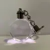 Llavero de Cristal Grabado al por Mayor Transfronterizo Imagen de Embrión Blanco Logo de Producción Pequeño Regalo Promocional Colgante de Cristal