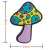 Transfronterizo 20 coloridos zapatos de hongo con agujeros accesorios para flores de zapatos hebilla de zapato DIY hongo venenoso PVC zapatos de jardín decoración regalo