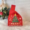 Saco de Presente de Natal Caixa de Presente Bolsa de Tricô Bolsa de Mão Saco de Presente Saco de Doce de Maçã de Natal Caixa de Embalagem de Presente