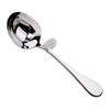 Mão jogar 304 aço inoxidável boca profunda colher de sopa boca grande colher de arroz macarrão colher de mingau colher de serviço