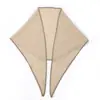 Outono Inverno Feminino Nova Moda Quente Respirável Bloco de Cores Borda Cashmere Puro Triângulo Lenço Xale