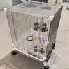 Aço Inoxidável 304 Bolsa de Mel Gaiola de Esquilo Voador Gaiola Mágica Slice DIY Gaiola para Animal de Estimação Gaiola de Esquilo Voador Gaiola Criptografada Multicamadas para Papagaio