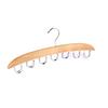 Percha de madera maciza transfronteriza Amazon, percha multifuncional para el hogar, soporte antideslizante para ropa, perchero de madera sin costuras, venta al por mayor