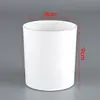 Taza de Vela de Aromaterapia de Fábrica Contenedor de Vela de Vidrio de Color Adornos Decorativos Románticos para Interiores Taza de Portavelas Casera para Bricolaje