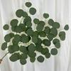 Flor artificial pequena parede pendurado folha de maçã artificial verde plantio folha de salgueiro flor artificial cross-border venda quente ramos falsos vime folhas falsas