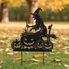 Decoraciones de Enchufe para Jardín de Brujas de Halloween Nuevas Transfronterizas, Artesanías de Resina Festivas