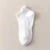 Calcetines Tobilleros de Malla de Algodón Puro Finos para Mujer Zhuji, Antibacterianos, Resistentes al Olor, Absorbentes del Sudor, Transpirables, Calcetines Cortos