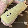 Tira de Dormir Xadrez Dopamina Travesseiro Fresco para Meninas Apoiarem as Pernas na Cama Travesseiro Macio Travesseiro Lateral para Dormir de Seda de Gelo