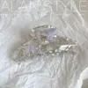 Un Lan Clásico Ácido Acético Agarre Alta Textura Cabello Agarre Pinza de Tiburón Disco Pinza para el Cabello Accesorios para el Cabello Combinación Total Parte Posterior de la Cabeza