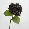 Flor Artificial de Hortensia Película de Impresión 3D Se Siente Hortensia Boda Decoración de Boda Sala de Estar Flor Decorativa Material de Flor Artificial