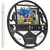 Marco de Fotos de Fútbol Transfronterizo Decoración Temática Deportiva Adornos de Escritorio de Madera Decoración Conmemorativa de Jugador Regalo Manualidades