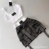 Estilo Nuevo 2024 Chica Pura Picante Espalda Hermosa Mujeres con Almohadilla en el Pecho Ropa Exterior Blanca Ropa Interior Diseño Adelgazante Top de Tirantes