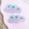 Nuevo Parche Acrílico con Purpurina de Nube para Niña Dulce Accesorio para el Cabello DIY Pasador Pinza Lateral Adorno para el Cabello Pinza para el Flequillo Accesorio Pequeño