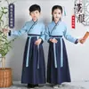 Traje Tradicional Chino Hanfu para Niños y Niñas, Atuendo de Rendimiento Estilo Chino para Estudiantes de Primaria