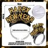 Diadema Fiesta de Año Nuevo 2027 Accesorios para Fotos Transfronterizos de Año Nuevo Diadema de Papel Estilo Europeo y Americano Diadema con Purpurina Accesorio para el Cabello