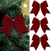 Los lazos de cinta de terciopelo versátiles más vendidos de Meisiyuan, decoraciones navideñas para guirnaldas de árboles de Navidad