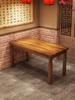 Tienda de Barbacoa Restaurante de Desayuno Fuego Restaurante de Comida Rápida Restaurante de Olla Caliente Tienda de Fideos Cafetería Mesa y Silla de Madera Combinación de Mesa de Madera Maciza Carbonización