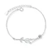 Pulsera de Tulipan más vendida para mujer, calcedonia, niña, lujo ligero, nicho, pulsera exquisita, regalo de cumpleaños 520 para novia