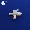 Válvula de Três Vias com Interruptor PC PP Interruptor Desviador de Três Vias para Controle de Fluxo de Água, Usado para Tratamento de Água, Válvula Desviadora de Água de Três Vias