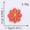 Pegatinas de Tela Bordadas a Computadora de Flores Pequeñas de Colores Accesorios Decorativos Ropa Zapatos Sombreros Bolsos Accesorios Suministro Especial Transfronterizo Grandes Cantidades en Stock