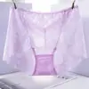 Calcinhas Femininas Populares de Renda de Cintura Alta Plus Size 100kg Roupa Íntima Feminina Sexy Feita de Algodão de Xinjiang, Confortáveis e Atraentes no Atacado