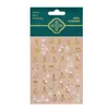 Redanco5D Embutido Popular Desenho Animado Dourado Adesivo para Unha Árvore de Natal Adesivo Estéreo para Unha Dr1412