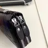 Carteira Nova Masculina Transfronteiriça Carteira 2025 Zíper Duplo Simples Bolsa para Celular Longa Grande Capacidade Porta-Moedas