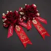 Corsage de boda cinta nota suministros de boda mayoreo boda suministros festivos chinos accesorios de corsage de boda juego completo