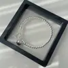 Pulseira Tiki Real Pat Prata S925 Caqui Ruyi Design de Nicho Pulseira de Contas Redondas Nova Moda Chinesa Pulseira Versátil