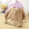 Conjunto de Ropa Interior Térmica con Forro de Felpa para Uniforme Escolar de Niños para Otoño e Invierno, Ropa Térmica Espesa para Niños