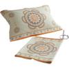 Toalla de almohada de algodón de gasa de cuatro capas al por mayor, toalla de cabeza de almohada individual para adulto europeo, color a doble cara disponible, suave y cómoda