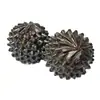 Madera negra, molino de viento de madera, madera de agar, pelota de ejercicio, pelota de juguete de mano, pelota de masaje, pelota para la palma de la mano, talla de madera maciza, durián