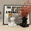 Vaso Estilo Nórdico Ins Transfronteiriço, Vaso com Figura Humana Mãos no Queixo, Decoração de Casa, Decoração de Mesa, Recipiente para Arranjo de Flores