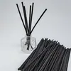 Varillas Difusoras de Rattan para Aromaterapia, Varillas de Rattan Negras para Fragancia, Varillas Difusoras de Aroma para Interiores sin Llama, Difusor de Fragancia de Larga Duración