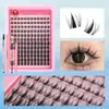 Set de Pestañas Postizas Naturales Estilo Americano Comercio Exterior Transfronterizo Espiga de Trigo Fina Tallo Delgado 10-16 mm para Ojos Redondos para Realzar la Apariencia de los Ojos
