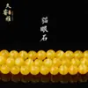 Jiiruiya Ojo de Gato Amarillo Cristalino Cuentas Sueltas Redondas Colorido Ojo de Gato Joyería DIY con Cuentas Producto Semi-Terminado Al Por Mayor