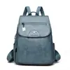 Otoño 2026 Nueva Tendencia de Moda Estilo Coreano Mochila Versátil Elegante Color Sólido Simple Gran Capacidad Bolso de Hombro Único/Doble
