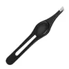 Pinzas depiladoras de cejas de acero inoxidable pinza para cejas boca oblicua 96 pinza de abdomen pinzas para pestañas postizas pinzas para cejas herramienta para depilar cejas